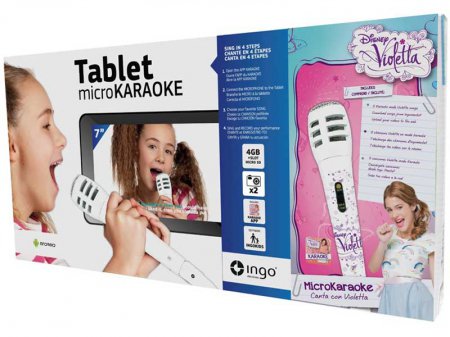 Ingo Disney Violetta Karaoke Tablet (inkl. Mikrofon)