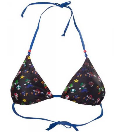 Nintendo Jumping Mario Karaktär Bikini Överdel (Small)