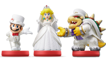 Nintendo amiibo Super Mario Collection (Wedding 3 Pack)