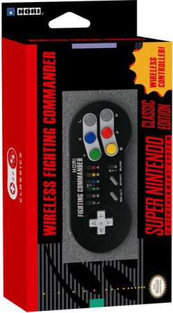 HORI Super SNES Classic Edition Fighting Commander Wireless Controller