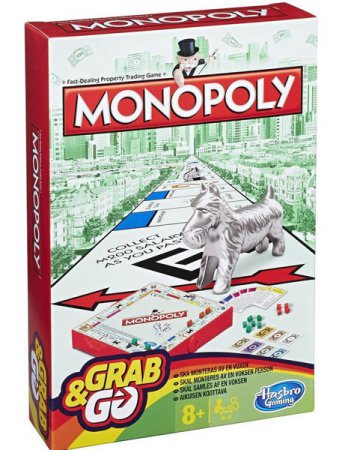 Travel Monopoly Grab & Go Resespel