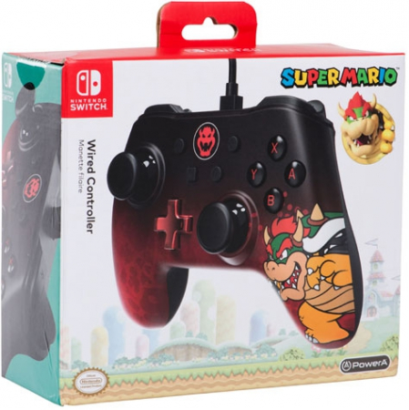 PowerA Nintendo Switch Wired Controller Super Mario Bowser