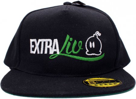 Extraliv Snapback Keps Svart & Grön med Extraliv Logo