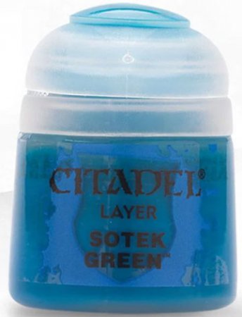 Warhammer Citadel Sotek Green Layer Paint