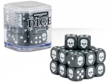 Games Workshop Dice Cube Grå 20st