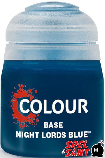 Citadel Base – Night Lords Blue – Peinture De Base Pour Figurines – Finition Bleu Nuit Intense – Parfaite Pour Vos Armées Warhammer