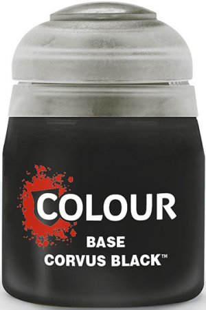 Warhammer Citadel Corvus Black Base Paint