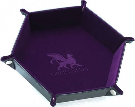 Greifenfels Hexagon Dice Tray (Purple)