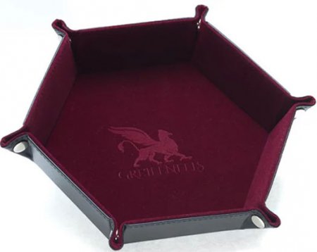 Greifenfels Hexagon Dice Tray (Burgundy)