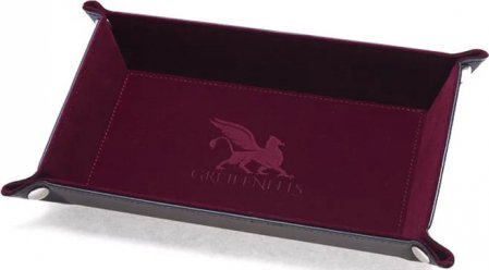 Greifenfels Rectangle Dice Tray (Burgundy)