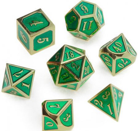 Greifenfels Gold Series Dice (Green)