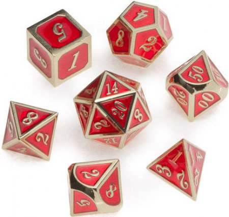 Greifenfels Gold Series Dice (Red)