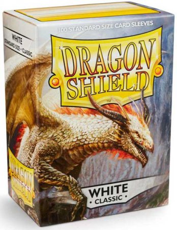 Dragon Shield Protective Sleeves Standard Classic White 100 Pack