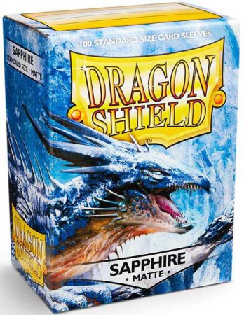 Dragon Shield Protective Sleeves Standard Matte Sapphire 100 Pack