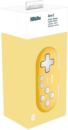 8Bitdo Zero 2 Controller (Gul)