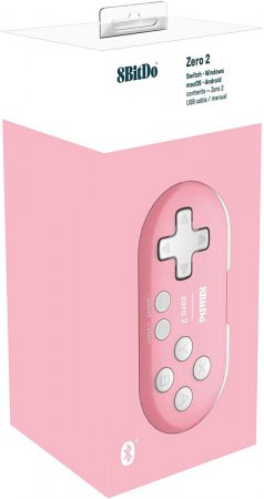 8Bitdo Zero 2 Controller (Rosa)