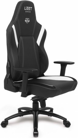 L33T Gaming E-Sport Pro Superior XL Gaming Chair Läder Svart/Vit