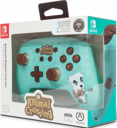 PowerA Nintendo Switch Enhanced Wireless Controller (Animal Crossing)