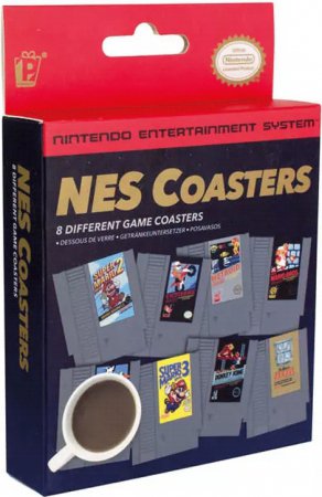 Nintendo NES Game Cartridge Coasters