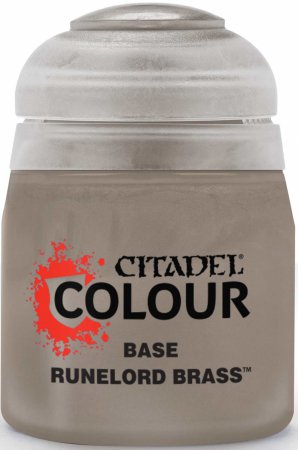 Warhammer Citadel Runelord Brass Base Paint