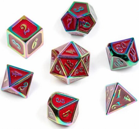 Greifenfels Rainbow Series Dice (Red)
