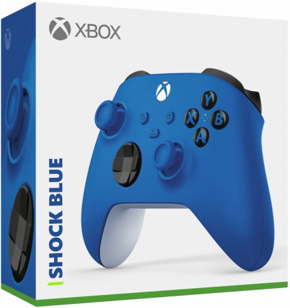 Microsoft Xbox Handkontroll Shock Blue