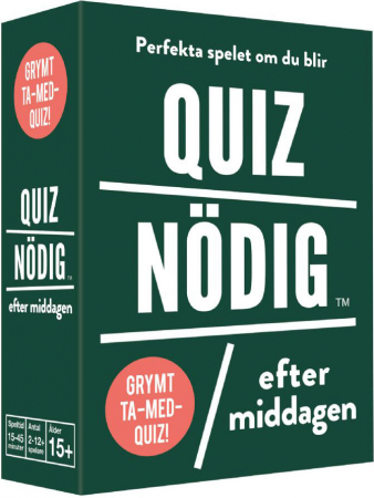 Quiznödig Efter Middagen