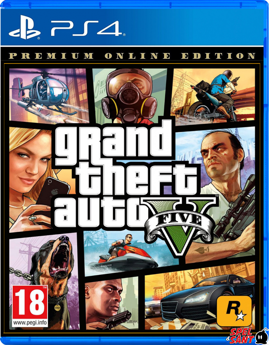 Grand Theft Auto V (5) Premium Edition - Spel & Sånt: The game store with the happiest customers