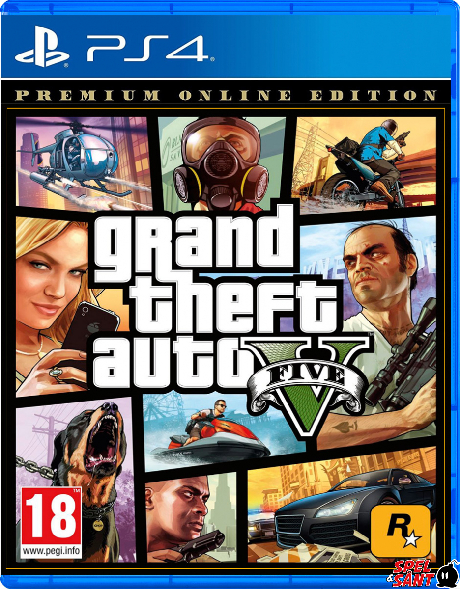 Manners velsignelse Taiko mave Grand Theft Auto V (5) Premium Edition - Spel & Sånt: The video game store  with the happiest customers