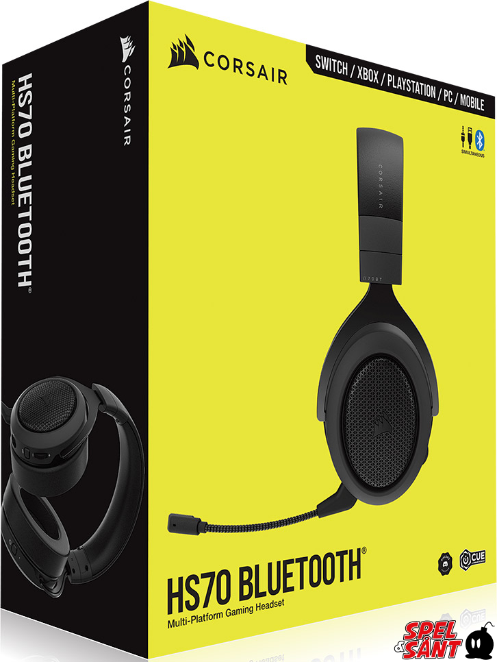 Corsair Hs70 Bluetooth Multi Platform Gaming Headset Spel Sant The Video Game Store With The Happiest Customers