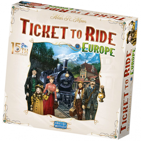 Ticket to Ride Europe 15th Anniversary Edition (Skandinavisk Version)