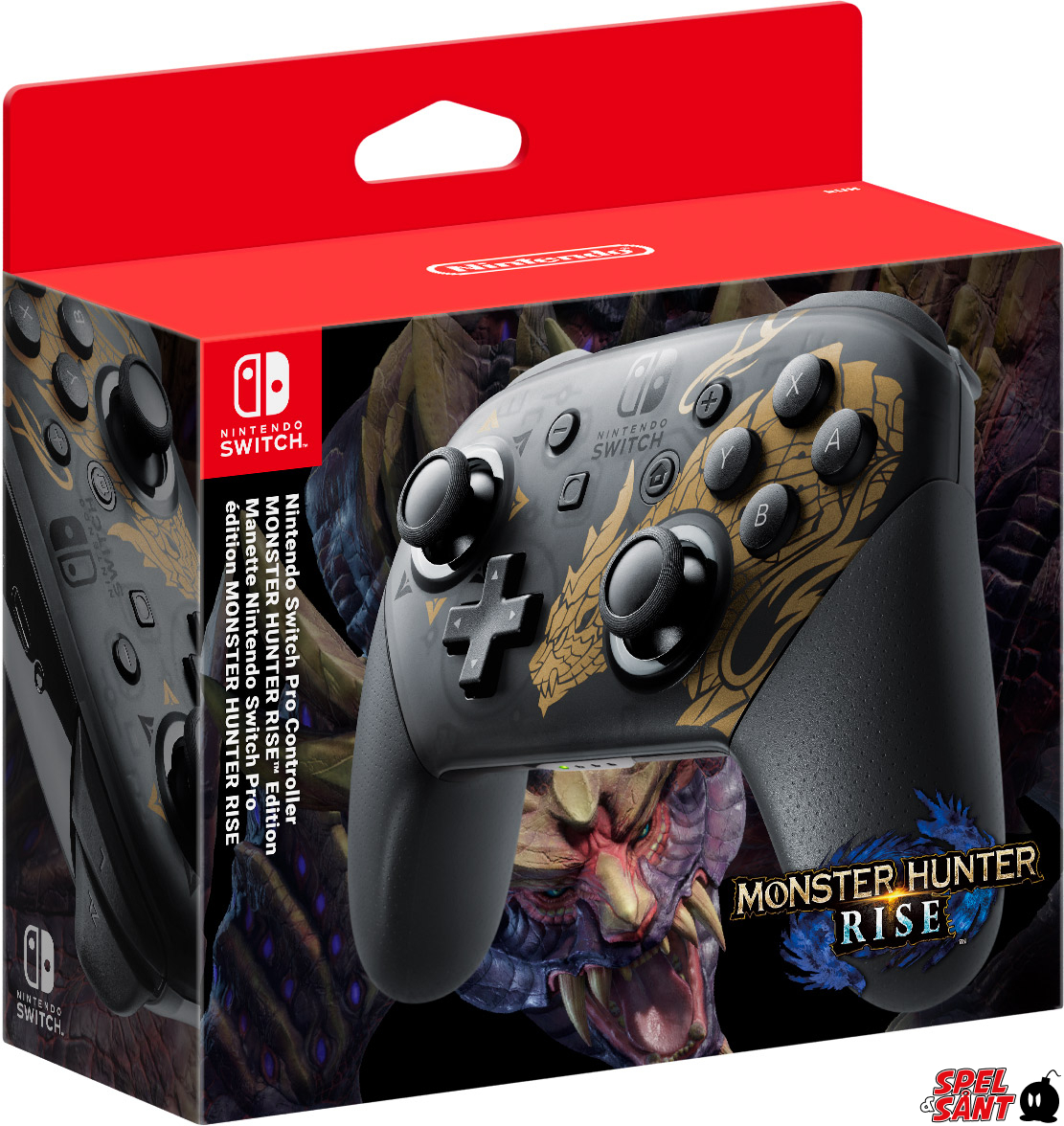 Nintendo Switch Pro Controller Monster Hunter Rise Edition Spel Sant The Video Game Store With The Happiest Customers
