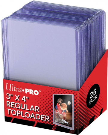 Ultra Pro 76.2*101.6mm Regular Toploader - 25 Pack