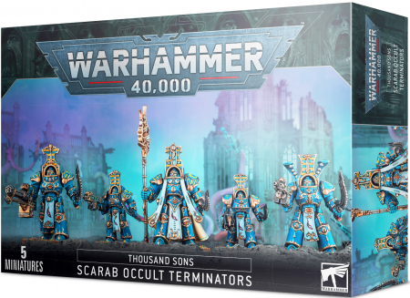 Warhammer 40K Thousand Sons - Scarab Occult Terminators