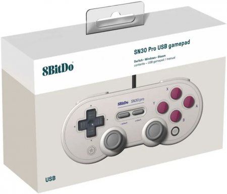 8Bitdo SN30 Pro Wired USB Gamepad G Classic Edition