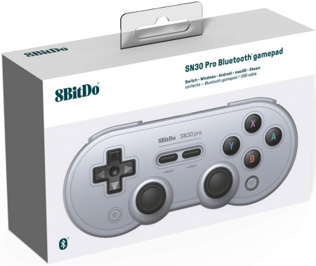 8Bitdo SN30 Pro Bluetooth Gamepad Gray Edition