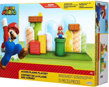 World of Nintendo Super Mario Acorn Plains Playset