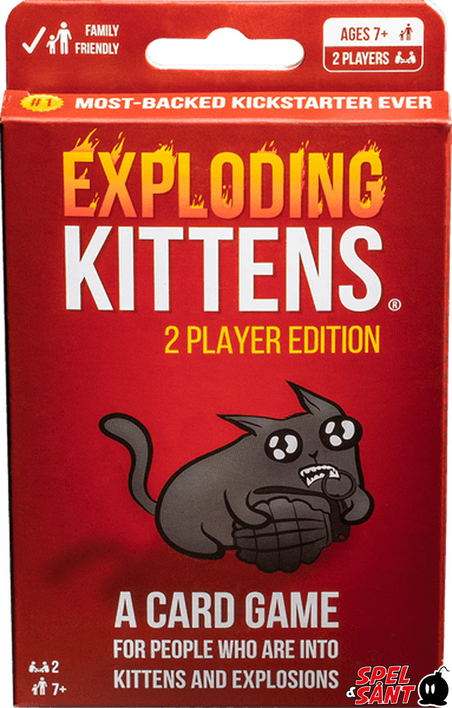 Exploding Kittens - 2-Player Edition - Spel & Sånt: The video game store  with the happiest customers