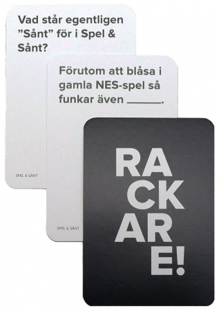Rackare Bonus Kort 10st (Spel & Sånt Limited Edition)