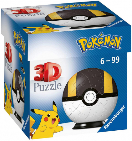 Ravensburger Pokemon Pokeball Puzzle-Ball Ultra Ball (55 Bitar)