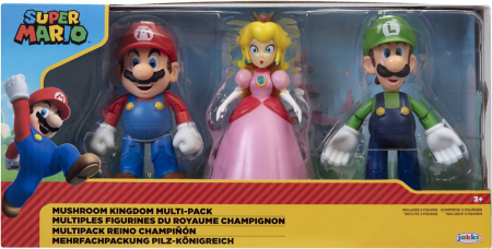 World of Nintendo Super Mario Mushroom Kingdom Figure 3-Pack