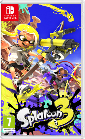 Splatoon 3 Bergsala UK4 (inkl. Lila Squid Nyckelring)