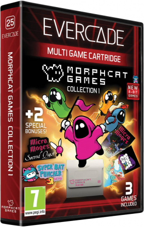 Evercade Multi Game Cartridge 25 - Morphcat Collection 1
