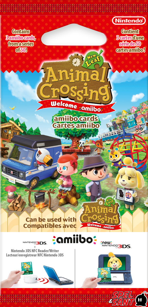 Nintendo Animal Crossing Amiibo Cards (Series 2) Genuine Single Pack of 3  Cards