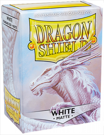 Dragon Shield Protective Sleeves Standard Matte White 100 Pack