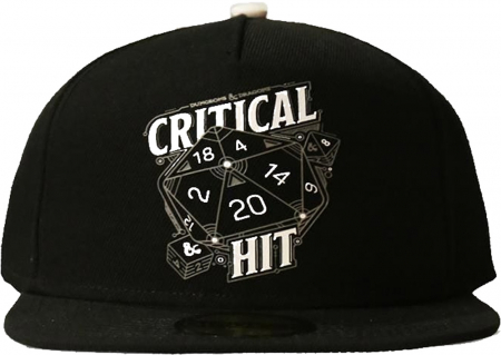Dungeons & Dragons Critical Hit Snapback Keps Svart