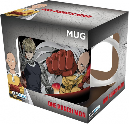 One Punch Man Saitama & Genos Ceramic Mug