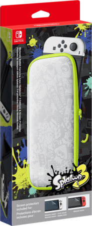 Nintendo Switch Standard+OLED Carrying Case & Screen Protect Splatoon 3 Edition