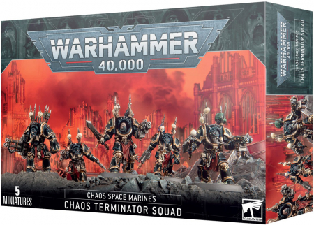 Warhammer 40K Chaos Space Marines - Chaos Terminator Squad