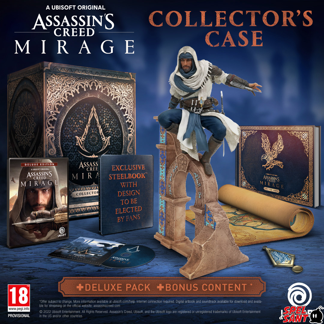 Assassins Creed Mirage Collectors Case Edition (Fraktskadad